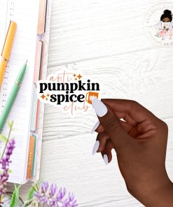 Pumpkin Spice Vinyl Sticker