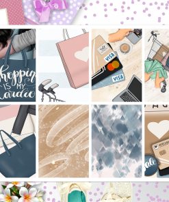 Shopping Cardio Full Box Big Happy Planner, Erin Condren, Classic Happy Planner