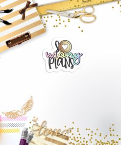 So Many Plans Vinyl Sticker