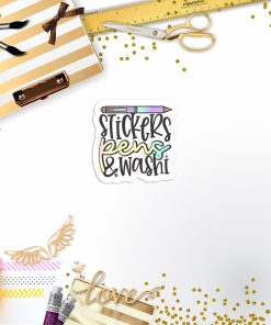 Stickers Pens Washi Vinyl Sticker