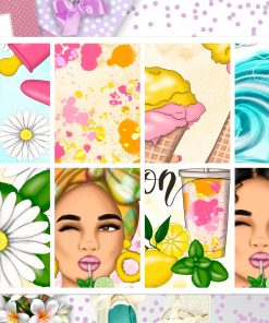 Summer Full Box Big Happy Planner, Erin Condren, Classic Happy Planner