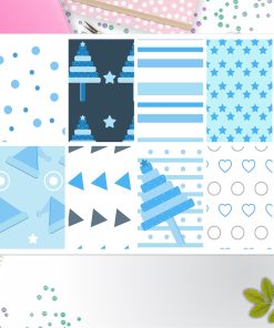 Winter Blue Full Box Big Happy Planner, Erin Condren, Classic Happy Planner