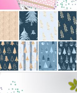 Winter Trees Full Box Big Happy Planner, Erin Condren, Classic Happy Planner