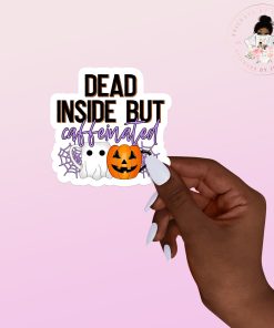 Caffeinated Dead Vinyl Sticker