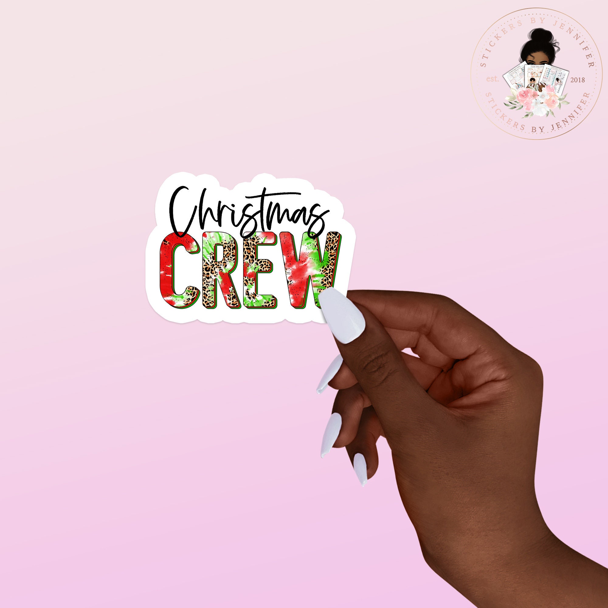 Christmas Crew Vinyl Sticker