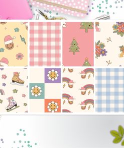 Christmas Skates Full Box Big Happy Planner, Erin Condren, Classic Happy Planner