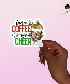Coffee Christmas Cheer Vinyl Sticker