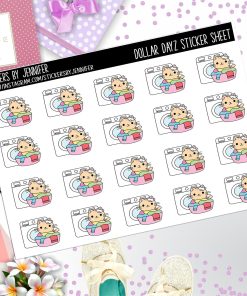 Deco Mini DD660 Planner Stickers, Bullet Journal, Functional Planner Stickers, Stationary Stickers