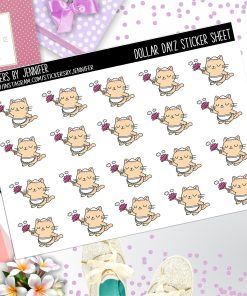 Deco Mini DD665 Planner Stickers, Bullet Journal, Functional Planner Stickers, Stationary Stickers
