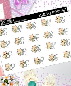 Deco Mini DD667 Planner Stickers, Bullet Journal, Functional Planner Stickers, Stationary Stickers