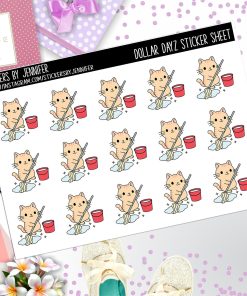 Deco Mini DD668 Planner Stickers, Bullet Journal, Functional Planner Stickers, Stationary Stickers
