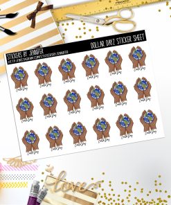 Deco Mini DD672 Planner Stickers, Bullet Journal, Functional Planner Stickers, Stationary Stickers