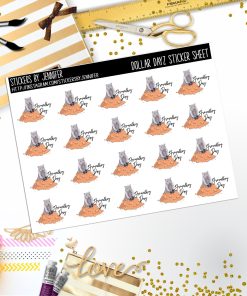 Deco Mini DD676 Planner Stickers, Bullet Journal, Functional Planner Stickers, Stationary Stickers