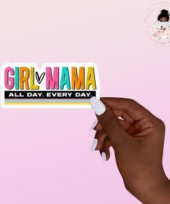 Girl Heart Mama Vinyl Sticker