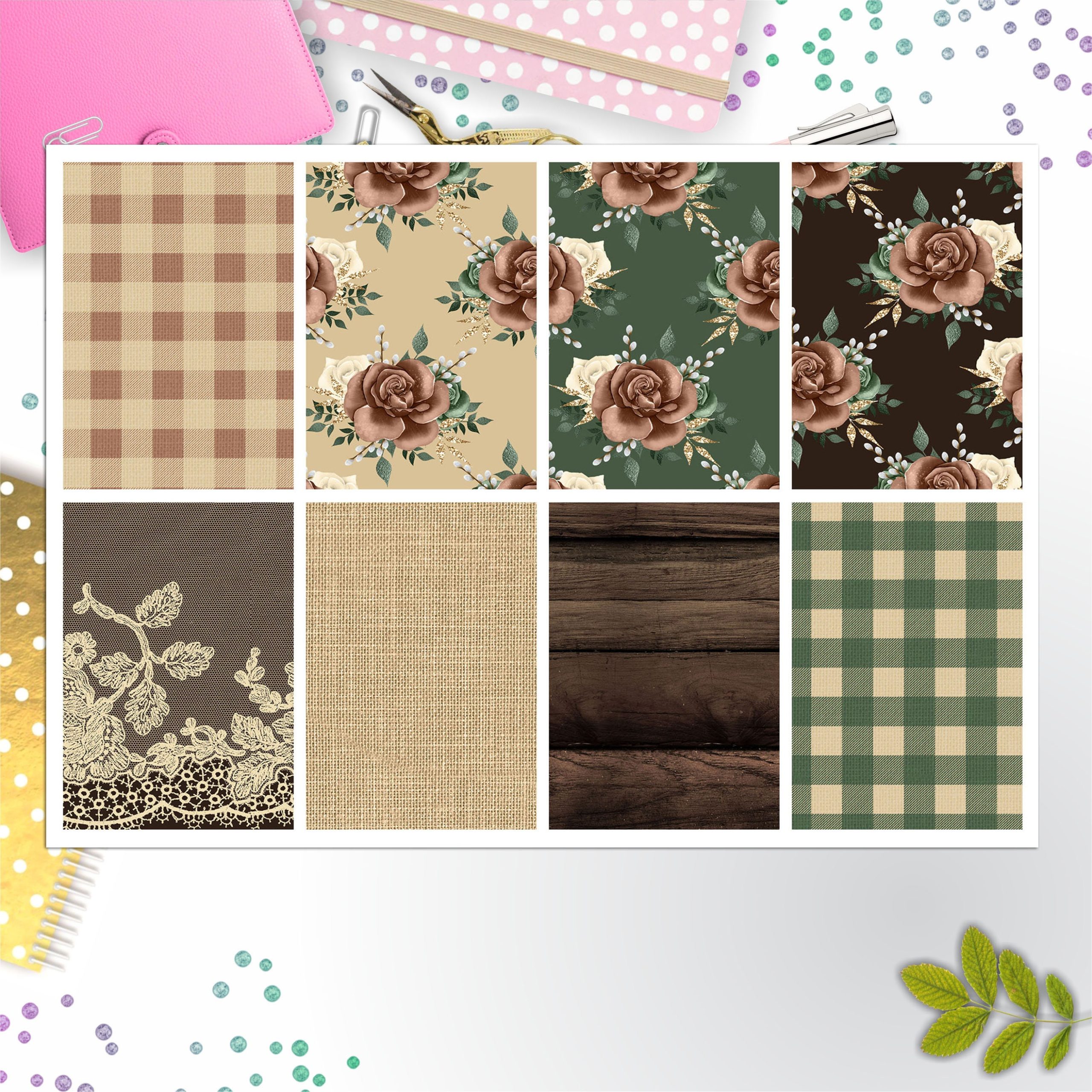 Sage Bloom Full Box Big Happy Planner, Erin Condren, Classic Happy Planner