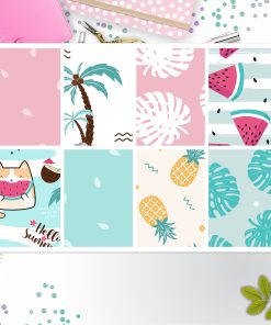 Summer Cat Full Box Big Happy Planner, Erin Condren, Classic Happy Planner