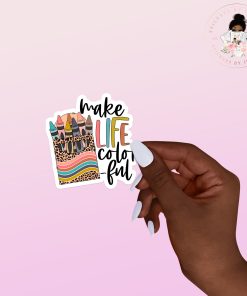 Colorful Life Vinyl Sticker