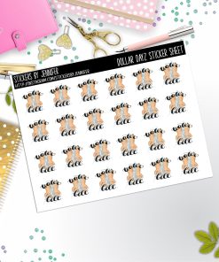 Deco Mini DD682 Planner Stickers, Bullet Journal, Functional Planner Stickers, Stationary Stickers