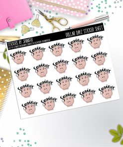 Deco Mini DD683 Planner Stickers, Bullet Journal, Functional Planner Stickers, Stationary Stickers