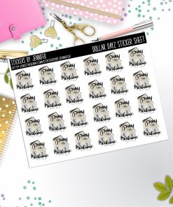 Deco Mini DD688 Planner Stickers, Bullet Journal, Functional Planner Stickers, Stationary Stickers