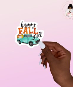 Happy Fall Vinyl Sticker