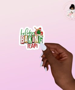 Holiday Baking Vinyl Sticker