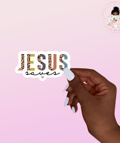 Jesus Saves Vinyl Sticker