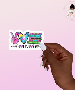 Love Books Vinyl Sticker