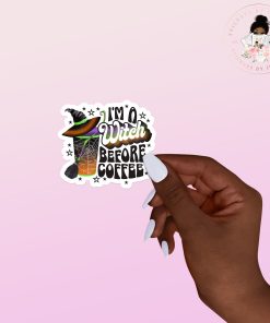 Witch Coffee Vinyl Sticker