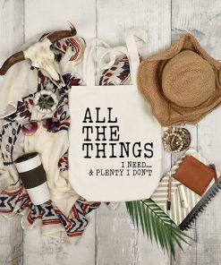 All The Things 100% Cotton Tote Bag