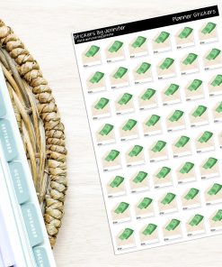Bill Due Planner Stickers, Bullet Journal Stickers, Functional Planner Stickers, Stationary Stickers