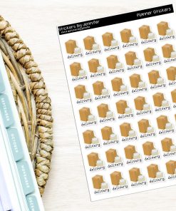 Delivery Planner Stickers, Bullet Journal Stickers, Functional Planner Stickers, Stationary Stickers
