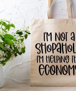 Helping The Economy 100% Cotton Tote Bag