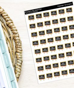No School Planner Stickers, Bullet Journal Stickers, Functional Planner Stickers, Stationary Stickers