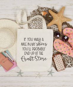 Shoes Craft Store  100% Cotton Tote Bag