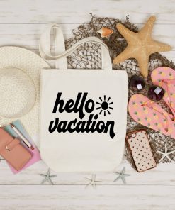 Vacation 100% Cotton Tote Bag