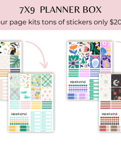 7x9 Planner Box Spring-Theme