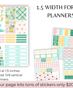 Alternative view of 7x9 Planner Box Spring-Theme