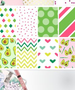 Avacado Full Box Big Happy Planner, Erin Condren, Classic Happy Planner