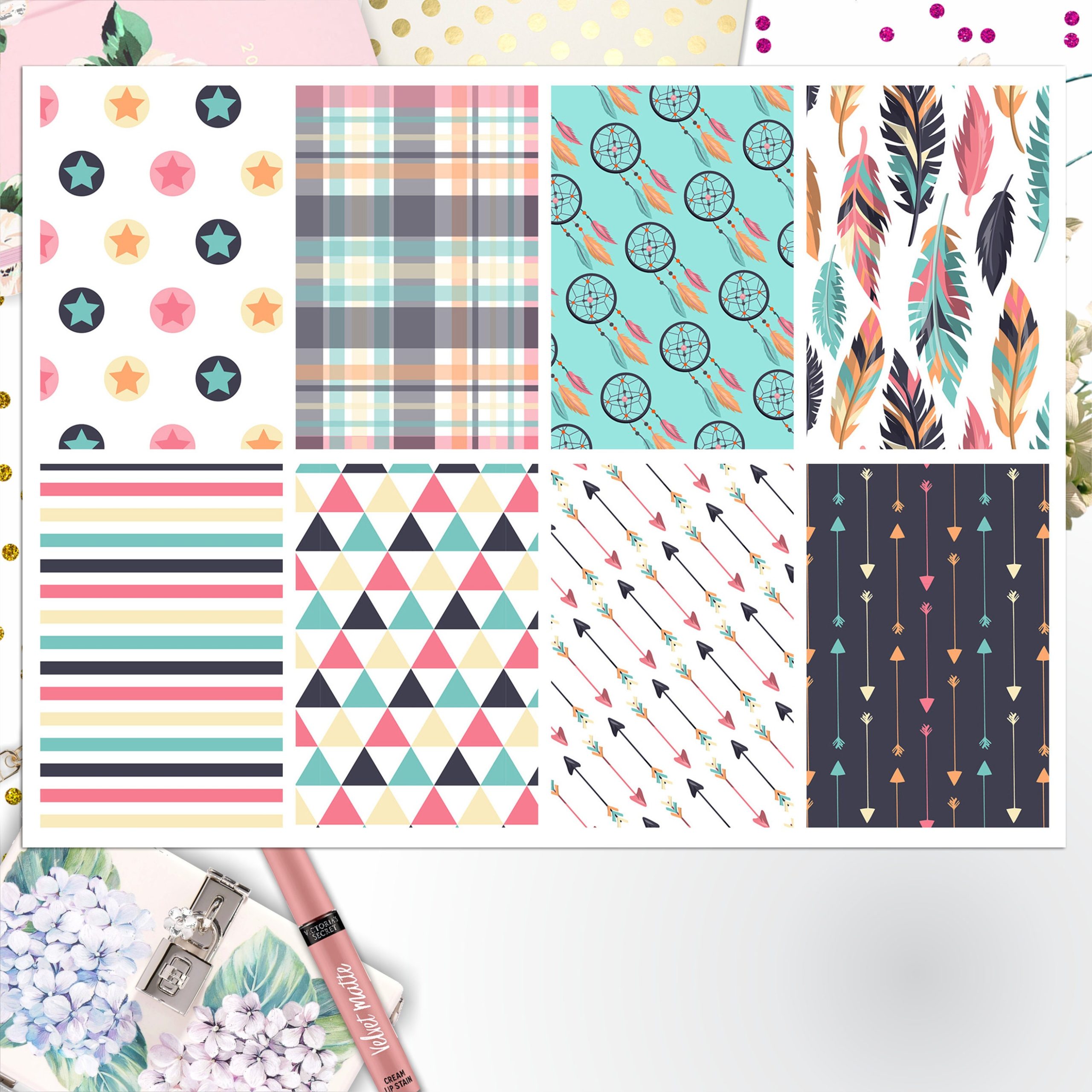 Boho Full Box Big Happy Planner, Erin Condren, Classic Happy Planner