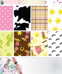 Cow Girl Full Box Big Happy Planner, Erin Condren, Classic Happy Planner