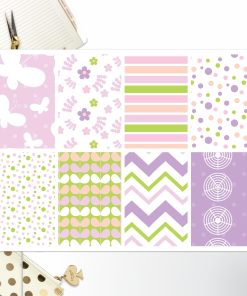 Spring Floral Pattern Full Box Big Happy Planner, Erin Condren, Classic Happy Planner