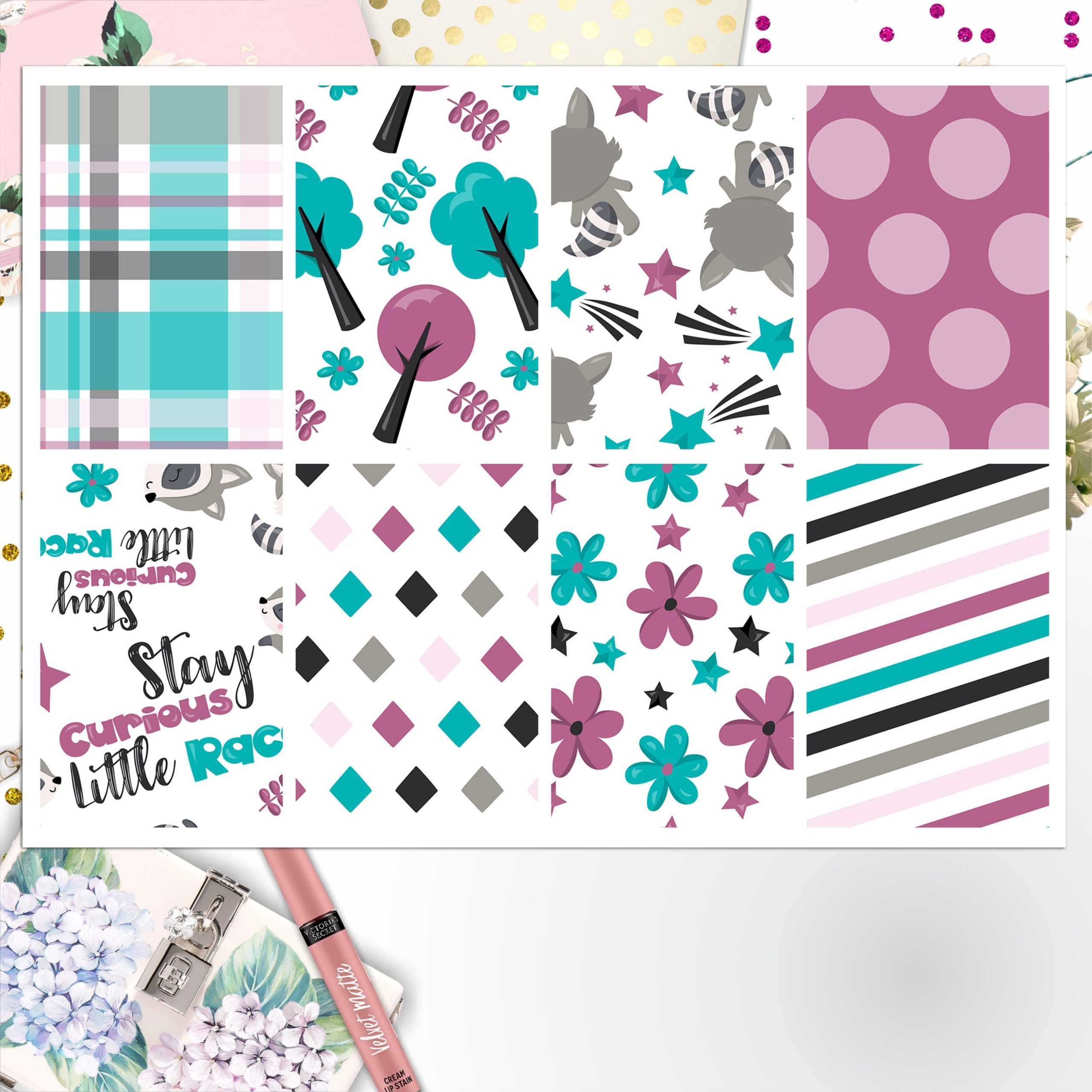 Spring Full Bloom Full Box Big Happy Planner, Erin Condren, Classic Happy Planner