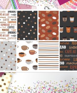 Coffee Full Box Big Happy Planner, Erin Condren, Classic Happy Planner