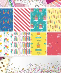 Happy Birthday Full Box Big Happy Planner, Erin Condren, Classic Happy Planner