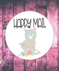 Happy Mail, Small Business  Envelope Stickers