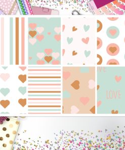 Hearts Full Box Big Happy Planner, Erin Condren, Classic Happy Planner