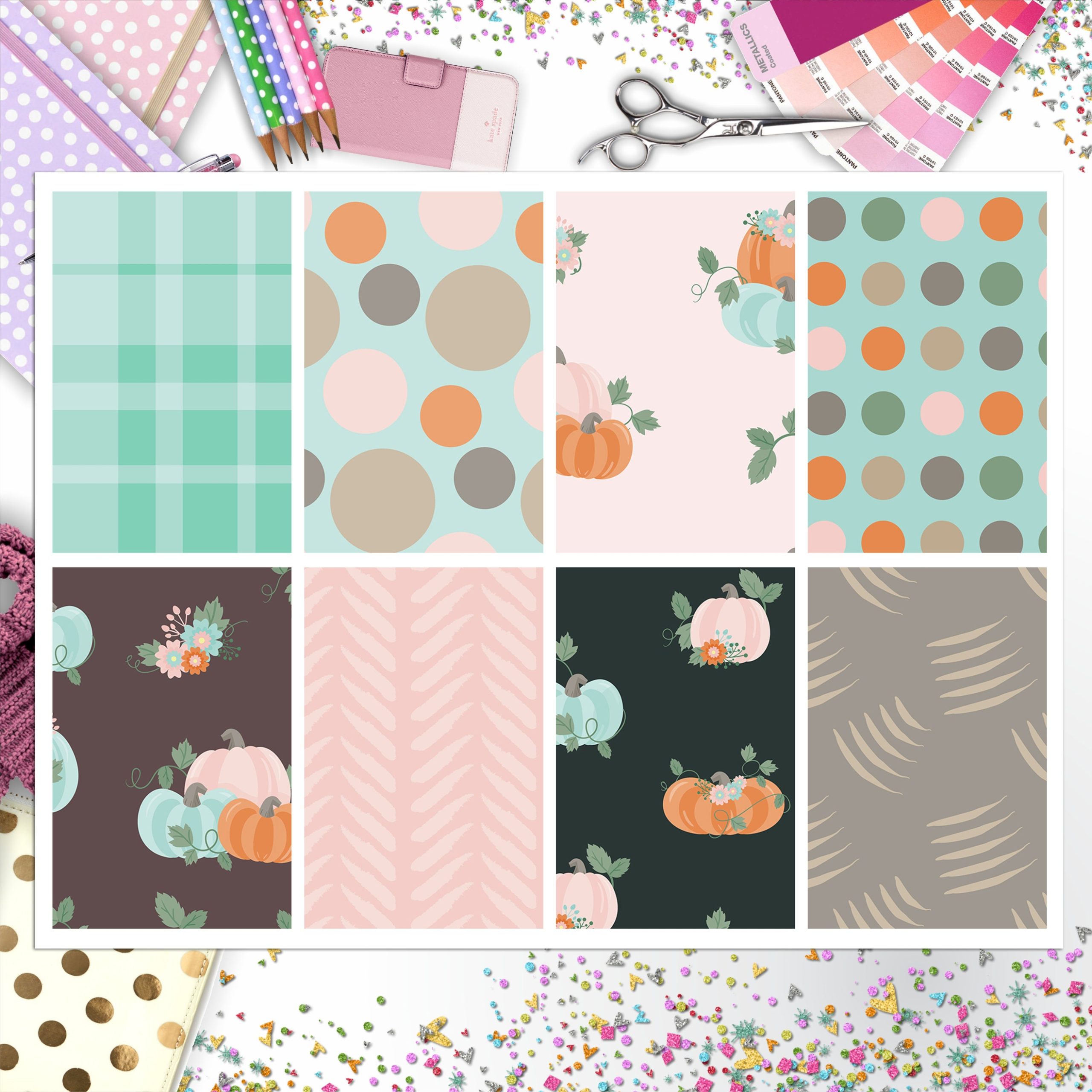 Pumpkin Full Box Big Happy Planner, Erin Condren, Classic Happy Planner