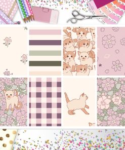 Spring Kitty Full Box Big Happy Planner, Erin Condren, Classic Happy Planner
