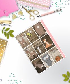Woodland Animals Full Box Big Happy Planner, Erin Condren, Classic Happy Planner, Mini Happy Planner